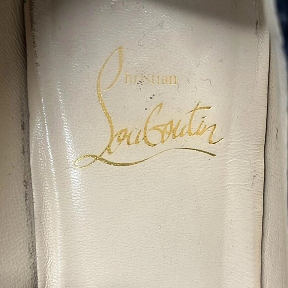 Christian Louboutin Black Spike Studded Pointed Flats, 35 - Picture 5 of 7